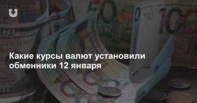 Какие курсы валют установили обменники 12 января - news.tut.by - Белоруссия