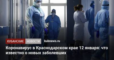Коронавирус в Краснодарском крае 12 января: что известно о новых заболевших
