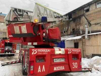 Пожар в хостеле на Волгоградском проспекте потушен