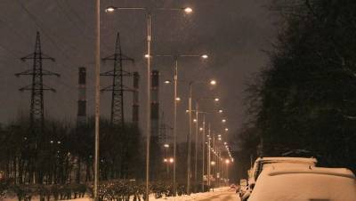 Новое освещение в 2021 году получат более 30 улиц Петербурга