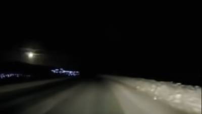 Взрыв метеорита над Камчаткой попал на видео