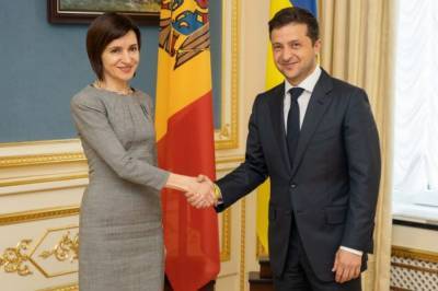 В Киеве началась встреча нового президента Молдовы и Зеленского: видео