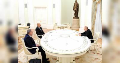 Алиев и Пашинян отказались пожать друг другу руки в Москве