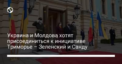Украина и Молдова хотят присоединиться к инициативе Триморье – Зеленский и Санду