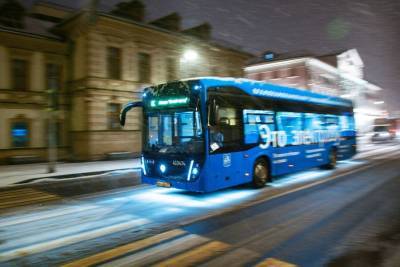 Количество маршрутов электробусов в Москве выросло втрое в 2020 году