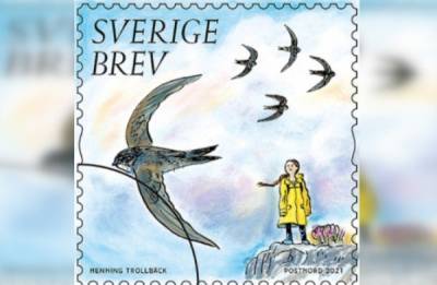 В Швеции выпустили почтовую марку с Гретой Тунберг в честь 18-летия экоактивистки