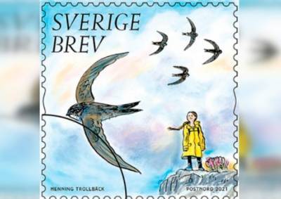 В Швеции выпустили почтовую марку с Гретой Тунберг в честь 18-летия активистки