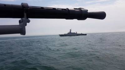 Корабли Каспийской флотилии приняли участие в противовоздушных учениях