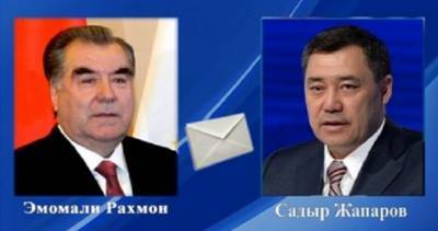 Эмомали Рахмон направил поздравительную телеграмму избранному Президенту Кыргызстана Садыру Жапарову