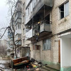 В жилой пятиэтажке в Токмаке произошел пожар: эвакуированы 10 человек. Фото