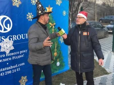 Андрей Стрихарский организовал новогодний праздник для детей