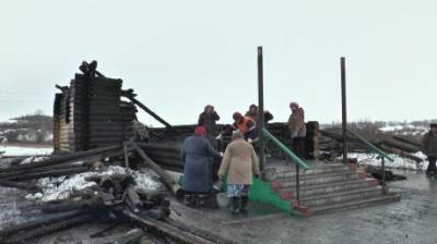 Восстановить часть сгоревшего храма в Кочетовке планируют в 2021 году