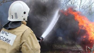 Площадь пожара в ангаре Екатеринбурга достигла 1200 кв. м