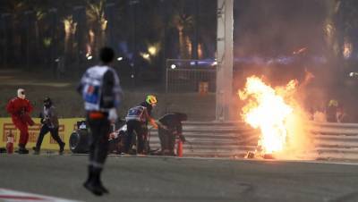 Грожан показал ожоги после аварии на Гран-при Бахрейна