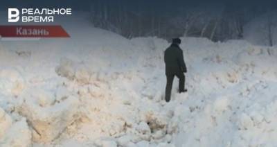 В Казани экологи выходят в рейд по поиску незаконных снежных свалок — видео