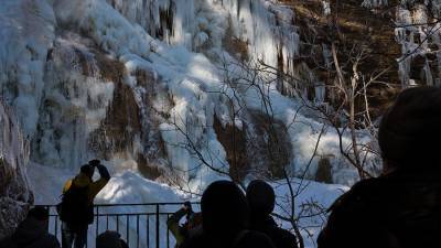В Крыму «ожил» пересохший водопад Учан-Су
