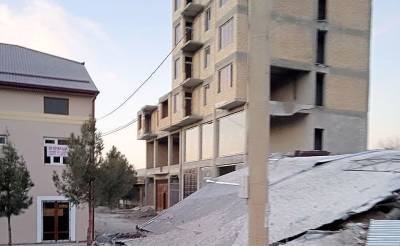 Генпрокуратура возбудила уголовное дело по факту обрушения строящегося жилого дома в Джизаке