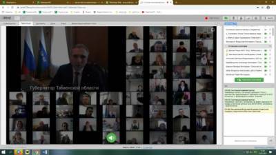Губернатор Моор в День печати встретился с журналистами он-лайн