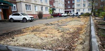 Благоустройство двора на улице Металлургов, 54 продолжится весной