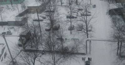 В Харькове выпал снег и резко ухудшилась погода: фото, видео