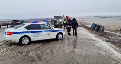 ГИБДД назвала возможную причину аварии с автобусом в Ростовской области