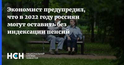 Экономист предупредил, что в 2022 году россиян могут оставить без индексации пенсий