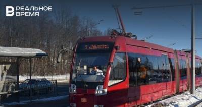 Из-за морозов ряд трамваев в Казани сегодня поздно вышел на маршрут