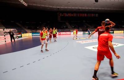 Сборная Беларуси по гандболу проводит заключительную тренировку перед мировым первенством