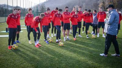Футболисты "Рубина" приступили к тренировкам в Турции