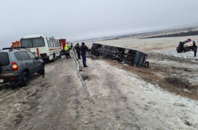 В России перевернулся автобус с украинцами, есть погибшие. ФОТО