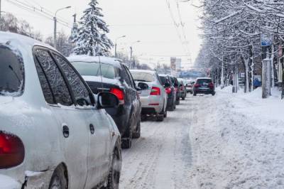 Настоящая зима: ряд городов Украины накрыла мощная метель (фото, видео)
