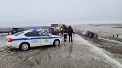 В РФ перевернулся автобус с украинцами, погибли 2 человека