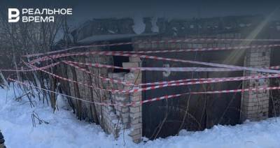 МЧС сообщило об угрозе обрушения заброшенного гаража по улице 1 мая в Казани