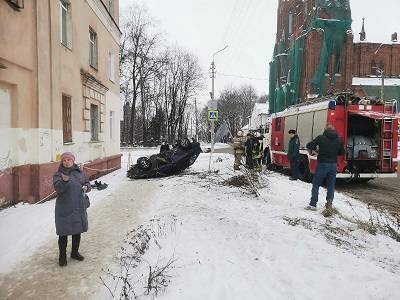 В полиции прокомментировали состояние водителя, совершившего ДТП у Костела в Смоленске