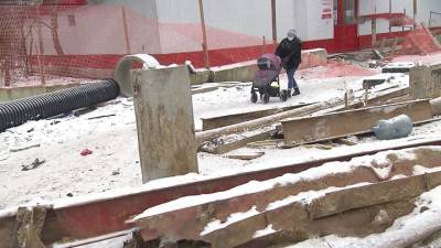 Реконструкция трассы в Жуковском стала для местных жителей кошмаром