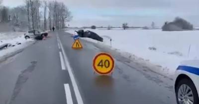 В полиции рассказали подробности ДТП в Правдинском районе с Audi и Peugeot (видео)