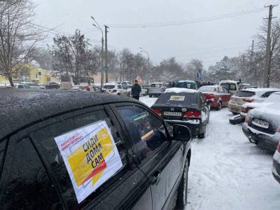 В Одессе прошел автопробег против локдауна (фото, видео)