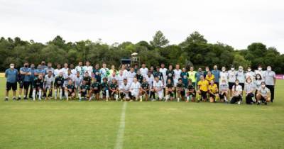 Женская сборная Бразилии сыграла против мужской команды: матч завершился разгромом