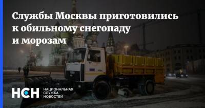 Службы Москвы приготовились к обильному снегопаду и морозам