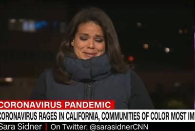 Журналистка CNN разрыдалась в прямом эфире из-за коронавируса