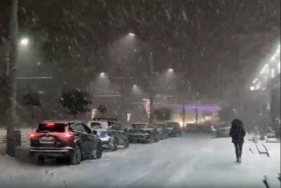 Брянск завалило снегом под Старый Новый год