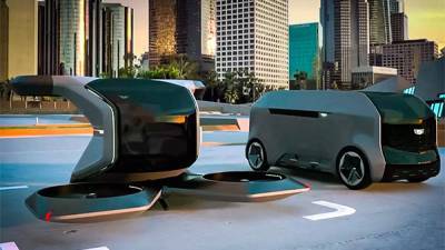 Cadillac представил футуристичный концепт персонального транспорта будущего