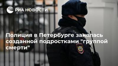 Полиция в Петербурге занялась созданной подростками "группой смерти"