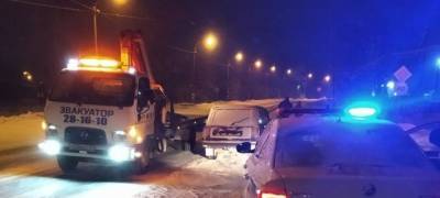Пьяного водителя достали из-за руля в районе Карелии