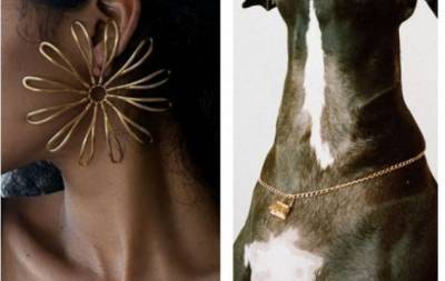 Золотые цепи, серьги и браслеты: украинские фотографы Таня и Женя Постернак сняли рекламную кампанию Jacquemus (ФОТО)