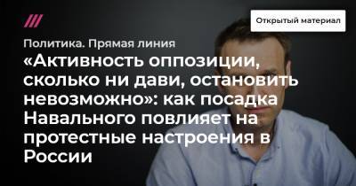 «Активность оппозиции, сколько ни дави, остановить невозможно»: как посадка Навального повлияет на протестные настроения в России