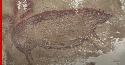 Древнейший наскальный рисунок обнаружили в пещере Индонезии