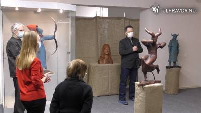 «Бык», «Король», «Хранитель». В Ульяновске открылась выставка скульптора Дмитрия Потапова