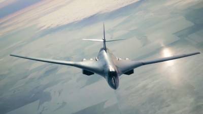 Воздушная дозаправка стратегического ракетоносца Ту-160 — видео