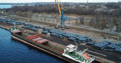 Запорожский речной порт в 2020 году переработал 720 тыс. т проката